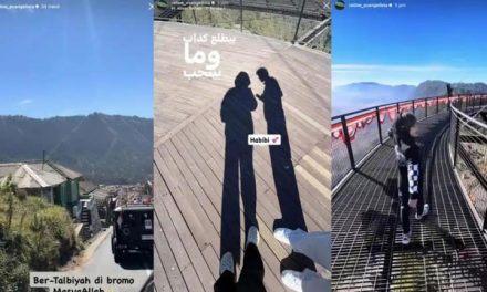 Kehangatan Keluarga Celine Evangelista Saat Liburan Di Bromo