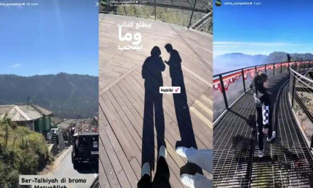 Kehangatan Keluarga Celine Evangelista Saat Liburan Di Bromo