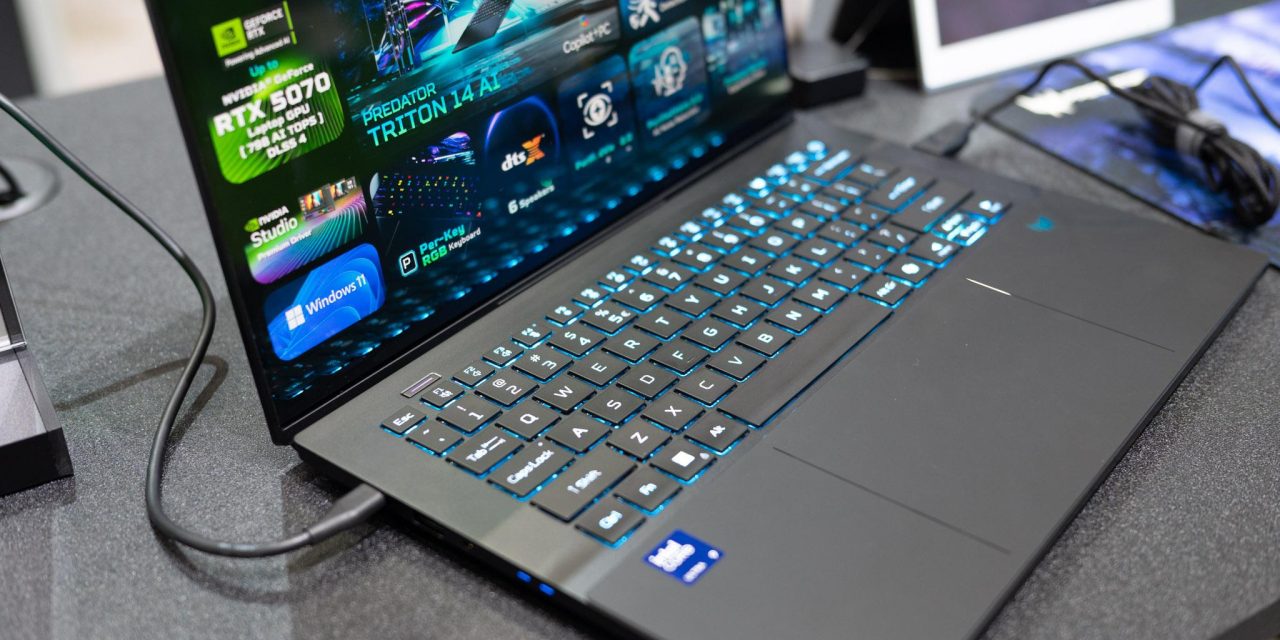 Gahar Maksimal! Acer Predator Triton 14 AI Punya RTX 5070 8GB